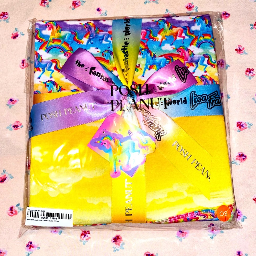Posh Peanut x Lisa Frank Markie Magic Clouds Patoo